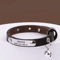 LuxeTag Personalized Leather Cat Collar With Engraved ID Bell 5