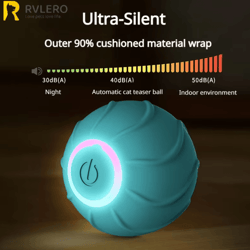 turbobounce smart interactive rolling ball cat toy