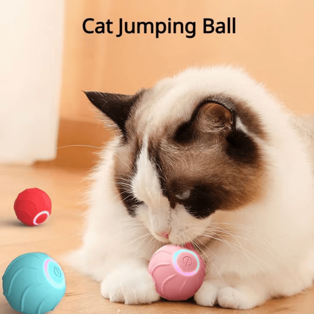 TurboBounce Smart Interactive Rolling Ball Cat Toy 1