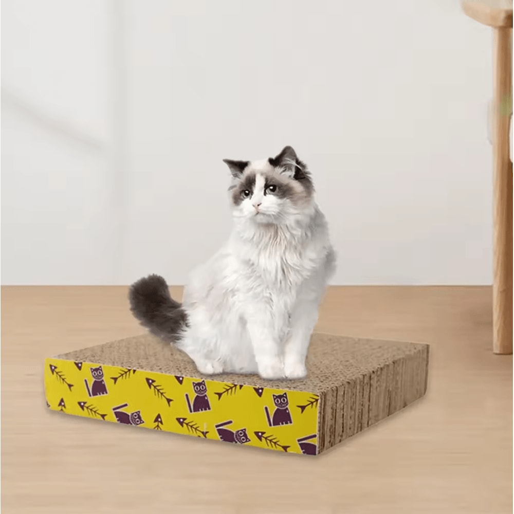 ScratchNest Cardboard Cat Scratcher Bed Lounger 6