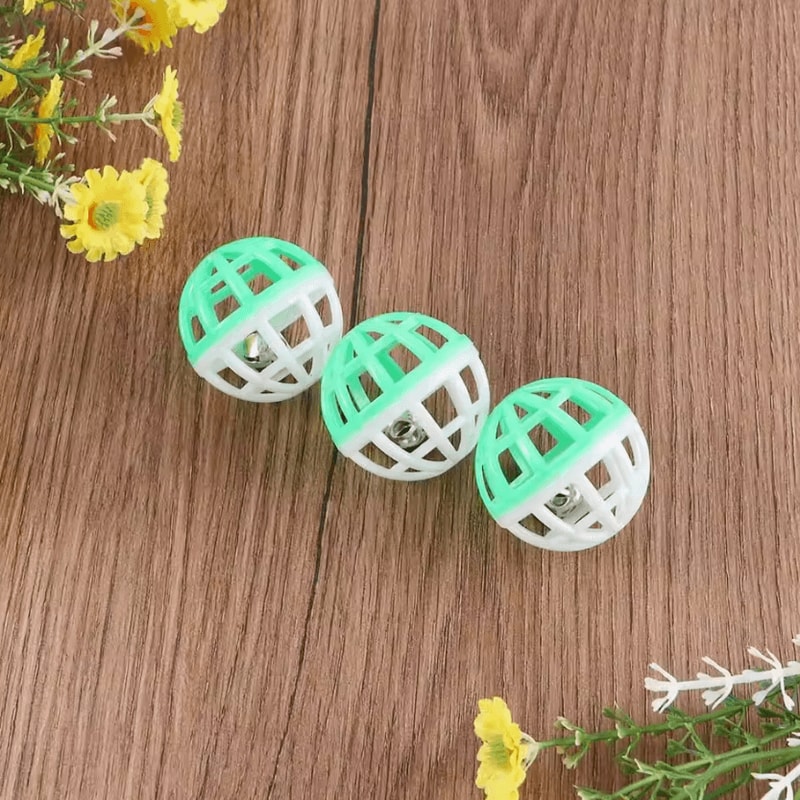 JingleRoll Hollow Cat Training Balls With Bell Set 1