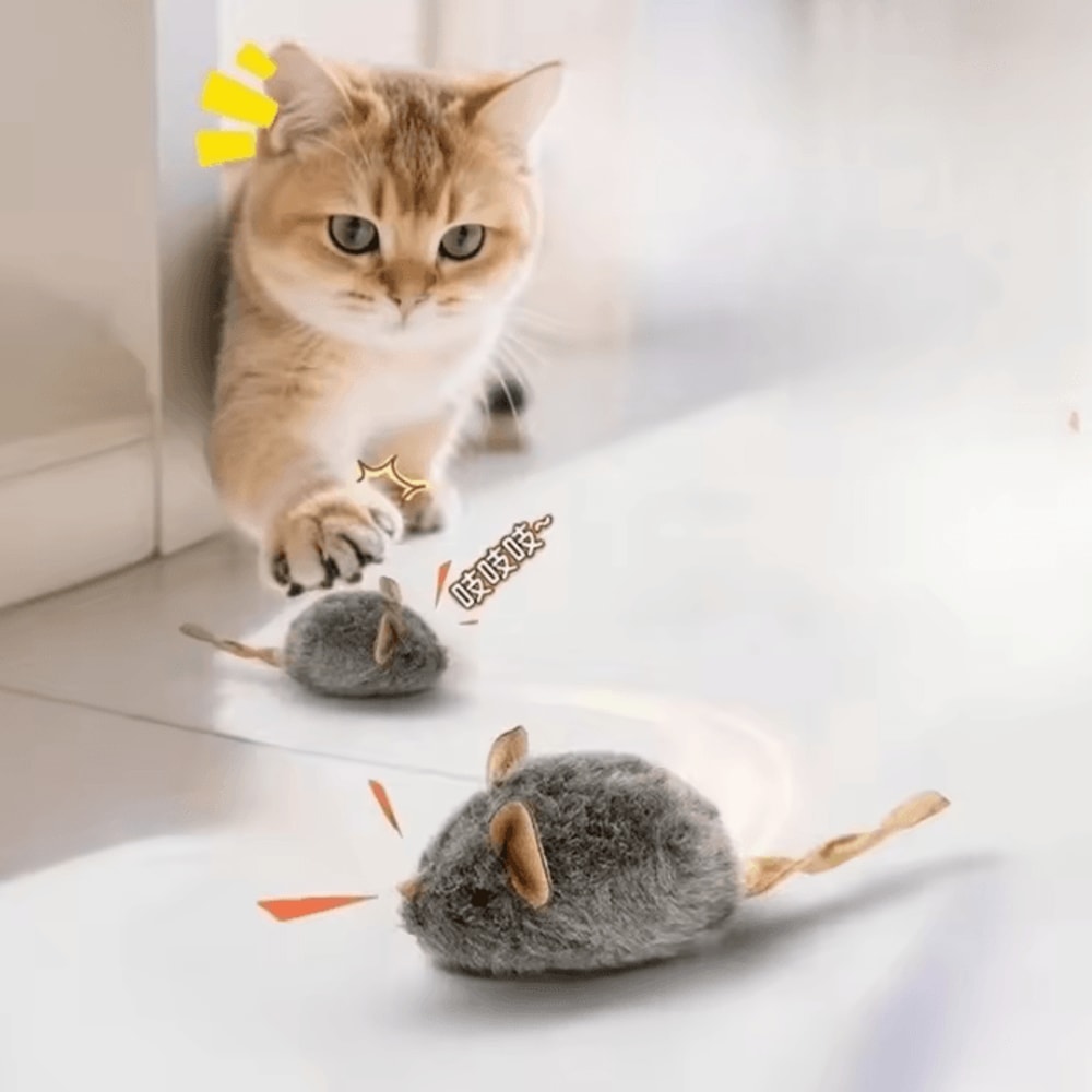 SqueakHunt Smart Motion Mouse Toy For Cats 1