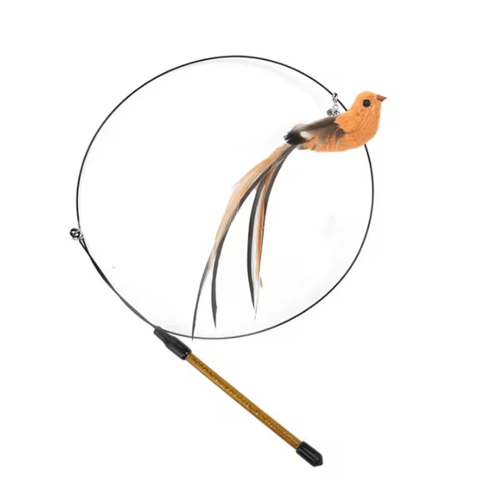 FlutterChase Interactive Feather Bird Wand Toy For Cats 4