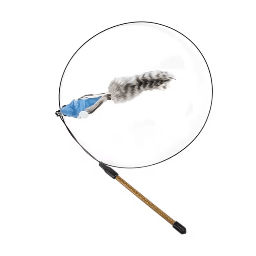 FlutterChase Interactive Feather Bird Wand Toy For Cats 6