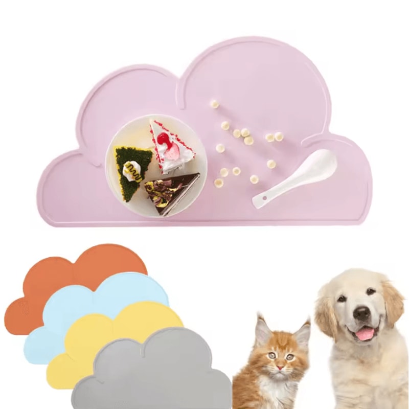 CleanPaws Silicone Pet Feeding Mat Waterproof Food Water Placemat 0