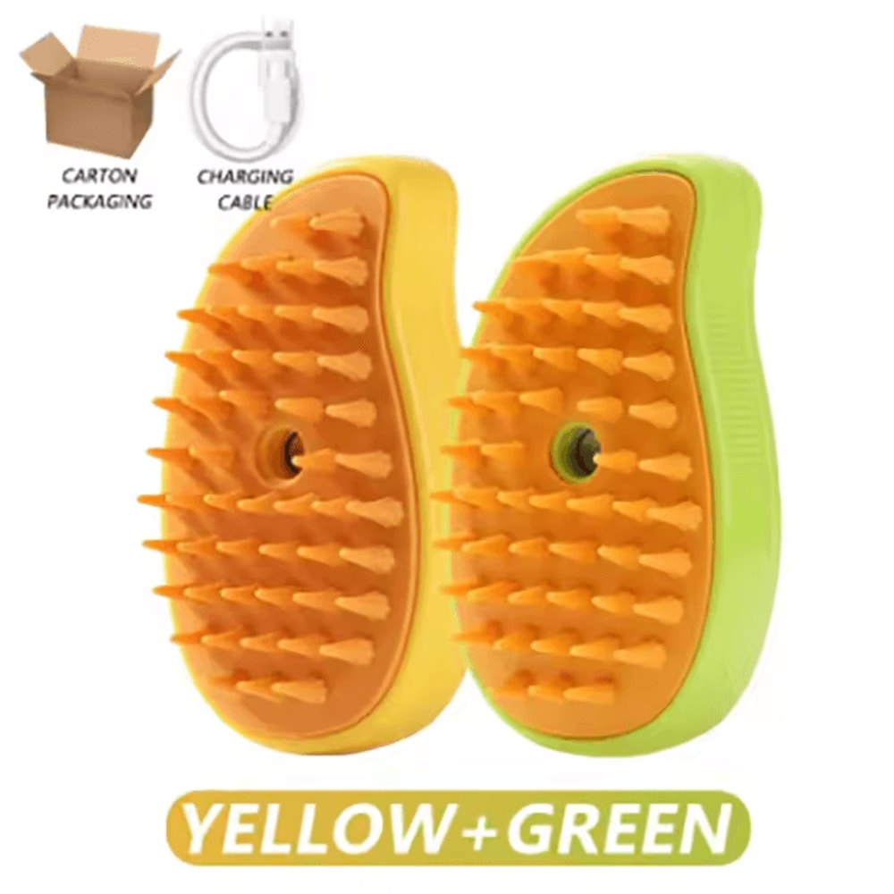 SteamGroom 3in1 Electric Pet Steam Brush Massage Comb 6