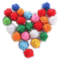 SparklePounce Glitter Pom Pom Ball Set For Cats 0