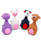 SqueakySafari Latex Dog Chew Toy Elephant Cow Edition 0