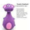 SqueakySafari Latex Dog Chew Toy Elephant Cow Edition 3