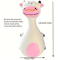 SqueakySafari Latex Dog Chew Toy Elephant Cow Edition 4