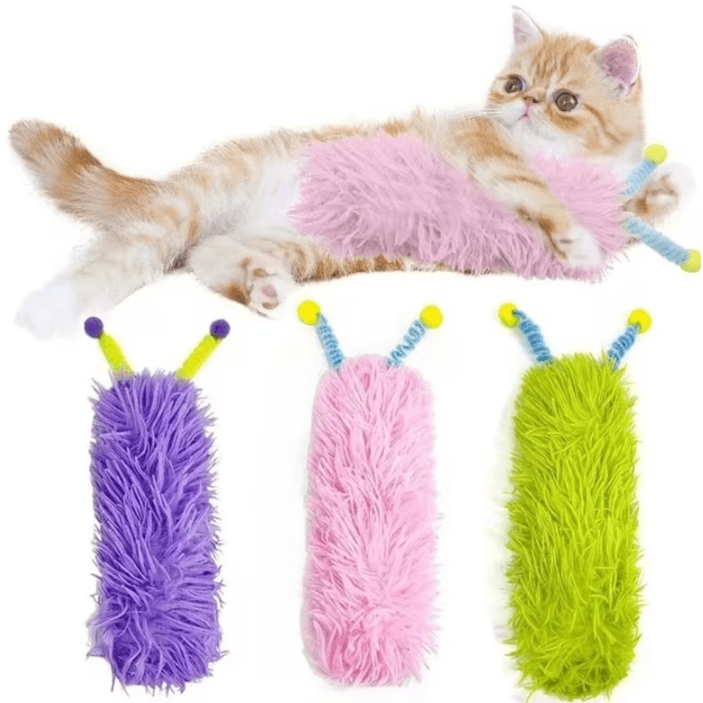 CuddleKick Catnip Plush Pillow Toy Soft Chew Kicker Companion 0