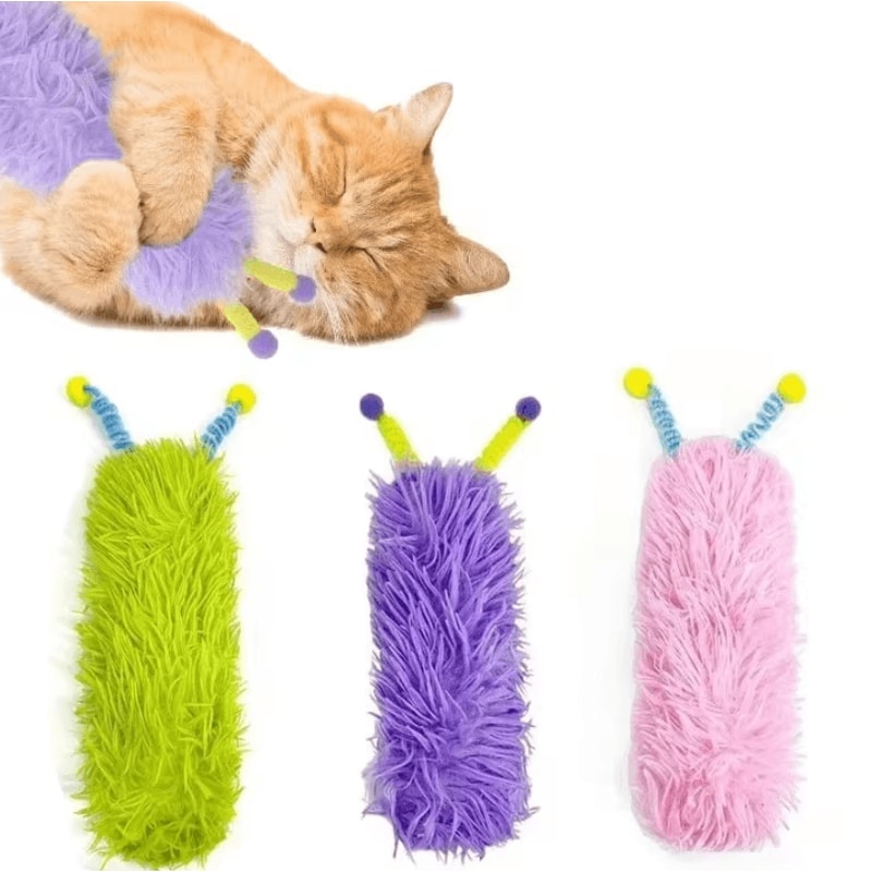 CuddleKick Catnip Plush Pillow Toy Soft Chew Kicker Companion 1