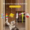 DoorDangler Interactive Hanging Cat Toy With Feather Teaser 0