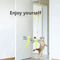DoorDangler Interactive Hanging Cat Toy With Feather Teaser 1