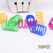 SpringBounce Colorful Cat Toy Springs Interactive Jump Chase Set 4