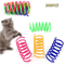 SpringBounce Colorful Cat Toy Springs Interactive Jump Chase Set 7