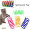 SpringBounce Colorful Cat Toy Springs Interactive Jump Chase Set 8