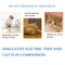 FloppyCatch USB Rechargeable Moving Fish Toy For Cats Small Pets 3