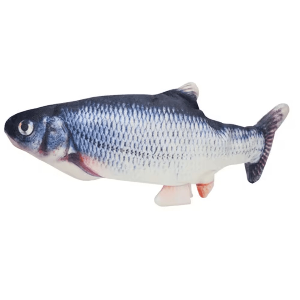 FloppyCatch USB Rechargeable Moving Fish Toy For Cats Small Pets 4