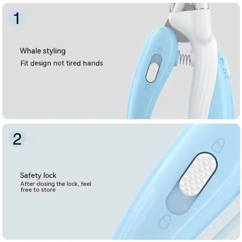 PawPerfect LED Nail Clipper Electric Grinder Set 1