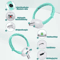 Smart Laser Cat Collar Rechargeable Interactive Cat Toy For Indoor Cats 2
