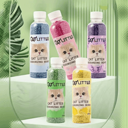 natural cat litter deodorizing beads – long-lasting odor control for fresh-smelling litter boxes