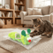 Green Caterpillar Catnip Plush Toy Interactive Teeth Cleaning Toy For Indoor Cats 2