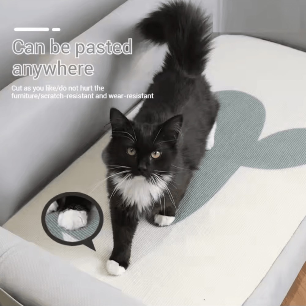 SelfAdhesive Cat Scratching Carpet Trimmable Furniture Wall Protector For Cats 1