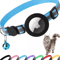Reflective AirTag Cat Collar With Bell Breakaway GPS Holder Collar For Cats 4
