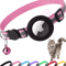 Reflective AirTag Cat Collar With Bell Breakaway GPS Holder Collar For Cats 6