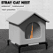 Waterproof Outdoor Cat Shelter Insulated Foldable Pet House For Cats Small Dogs 1