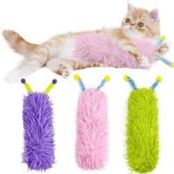catnip plush pillow toy – soft interactive chew & self-play toy for cats