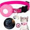 Glow Moon AirTag Pet Collar Reflective Breakaway Tracking Collar For Cats Small Dogs 4