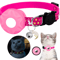 Glow Moon AirTag Pet Collar Reflective Breakaway Tracking Collar For Cats Small Dogs 4
