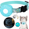 Glow Moon AirTag Pet Collar Reflective Breakaway Tracking Collar For Cats Small Dogs 6