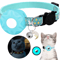 Glow Moon AirTag Pet Collar Reflective Breakaway Tracking Collar For Cats Small Dogs 6