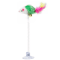 Spring Mouse Feather Cat Toy Interactive Suction Cup Teaser For Active Cats 3