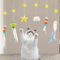Feather Bell Elastic Cat Teaser Toy Interactive Hanging Wand Toy For Cats Kittens 1