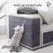 SelfAdhesive Cat Scratching Mat Trimmable Furniture Protector DIY Scratcher Carpet 0
