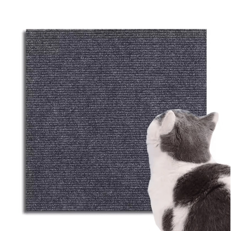 SelfAdhesive Cat Scratching Mat Trimmable Furniture Protector DIY Scratcher Carpet 6