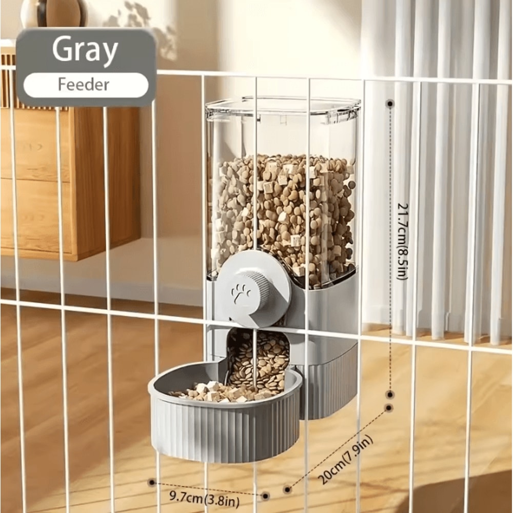 Hanging Gravity Pet Feeder Water Dispenser Set Automatic Food Water Station For Cats Dogs Small 5