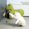 Capybara Bird Teaser Wand Toy Interactive Bell Cat Toy For Cats Kittens 2