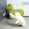 Capybara Bird Teaser Wand Toy Interactive Bell Cat Toy For Cats Kittens 2