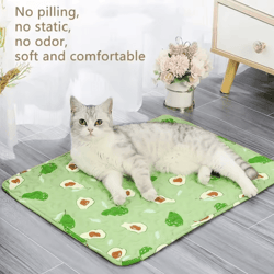 cooling pet mat – breathable summer ice pad for cats & dogs