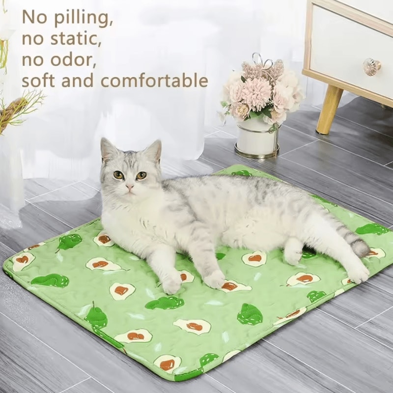 Cooling Pet Mat Breathable Summer Ice Pad For Cats Dogs 0
