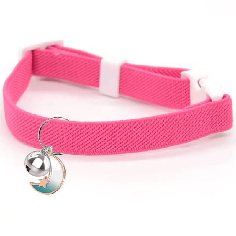 Safety Stretch Cat Collar Lightweight Elastic Collar For Cats Small Pets 9