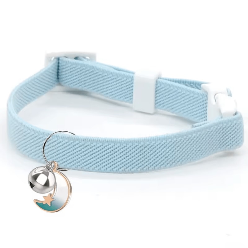 Safety Stretch Cat Collar Lightweight Elastic Collar For Cats Small Pets 7