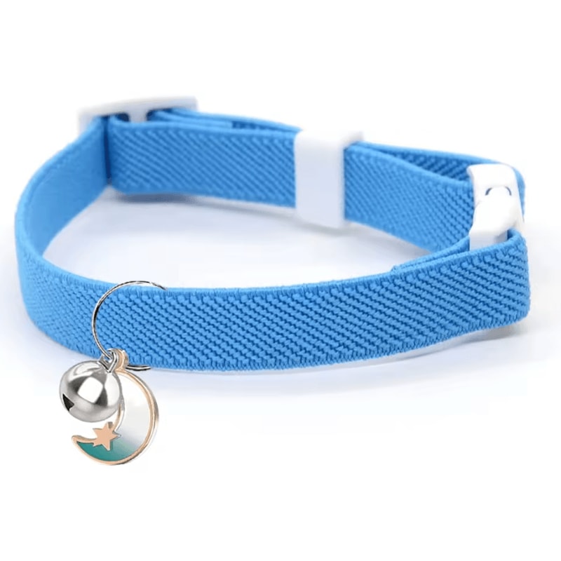Safety Stretch Cat Collar Lightweight Elastic Collar For Cats Small Pets 11