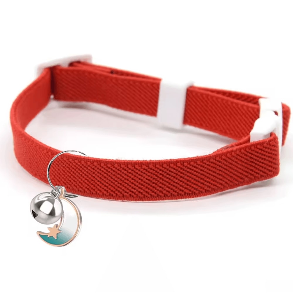 Safety Stretch Cat Collar Lightweight Elastic Collar For Cats Small Pets 14