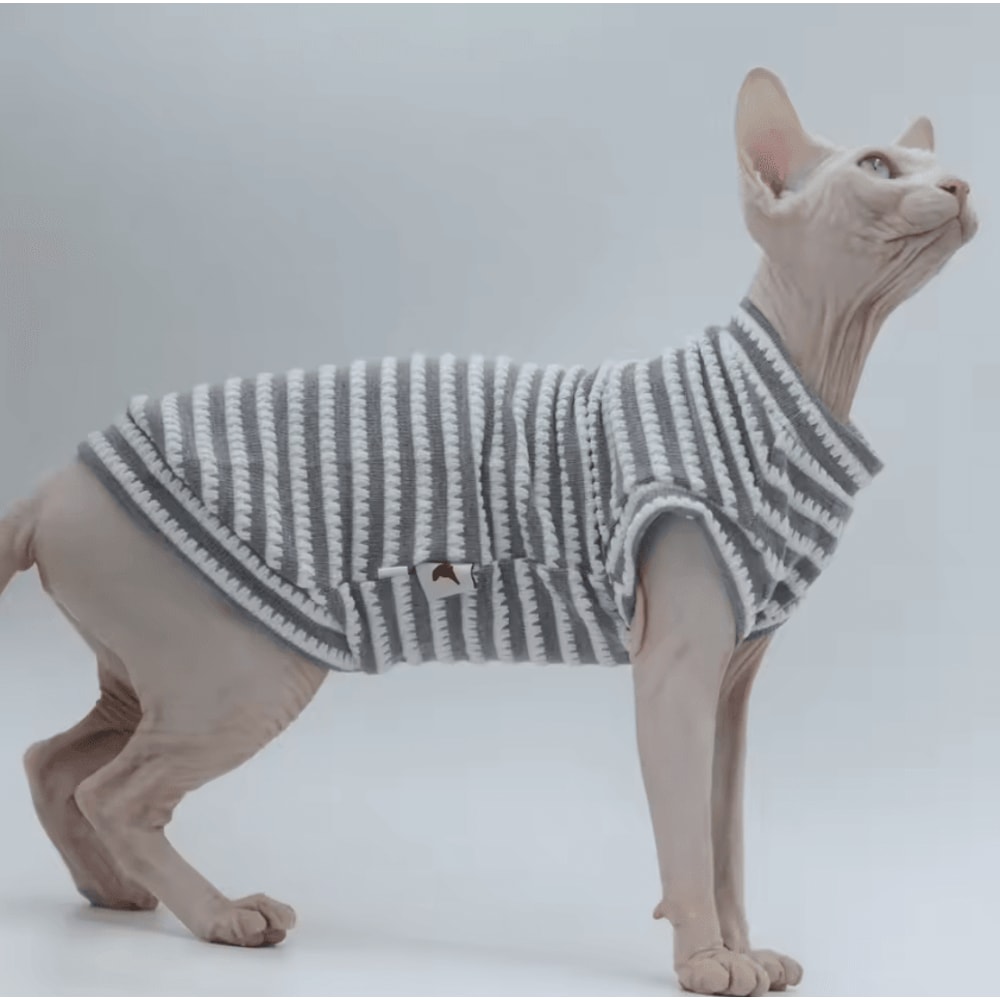 DUOMASUMI Cooling Cat Vest UltraSoft Summer Shirt For Hairless Sensitive Cats 2